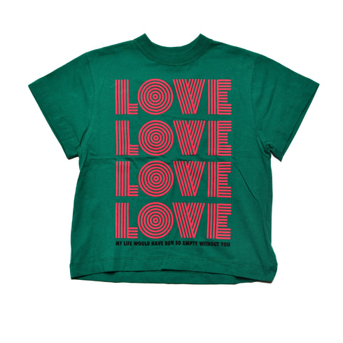 【ニードルワークス】30/-天竺LOVE Tシャツ |1size~2size|2125311W